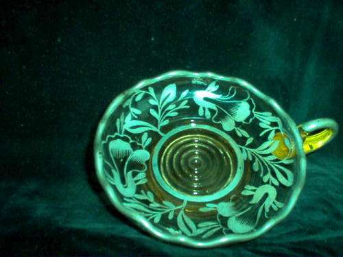 SILVER OVERLAY BON-BON DISH ART DECO