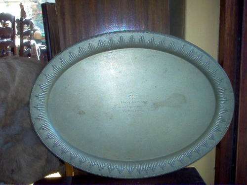 LARGE OVAL E.P.N.S TRAY