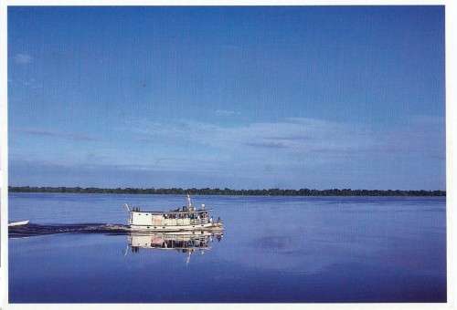 POSTCARD Amazon Regional Boat