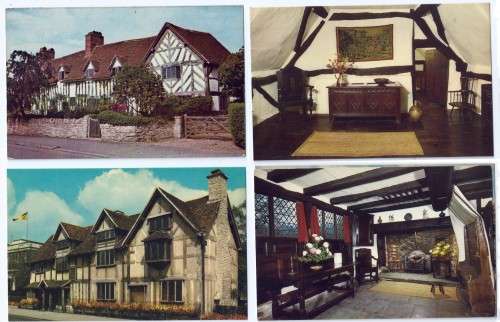 POSTCARD - A Shakespearean tour - Set of Four cards