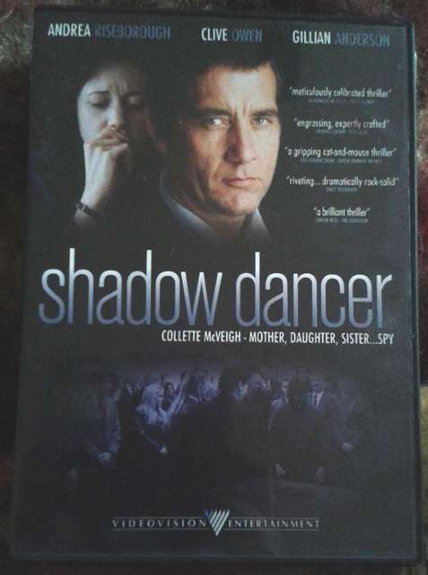 Shadow Dancer DVD.  Clive Owen and Gillian Anderson.  Thriller.