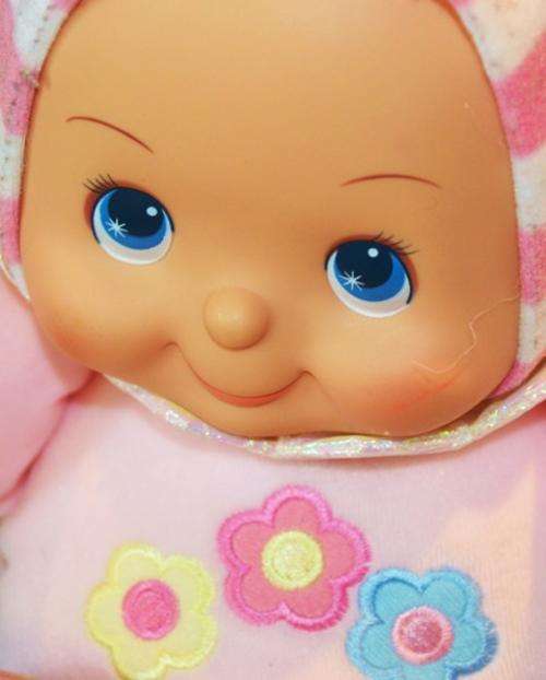 Cutie Pie Dolly with Fairy Wings!  How cute am I?  I squeak and rattle!