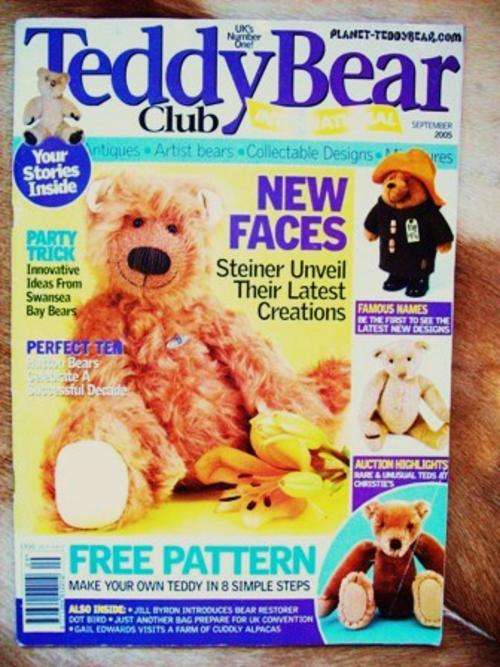 Teddy Bear Club - Sept 2005 - Antiques - Artist Bears - Collectable Designs and much more!