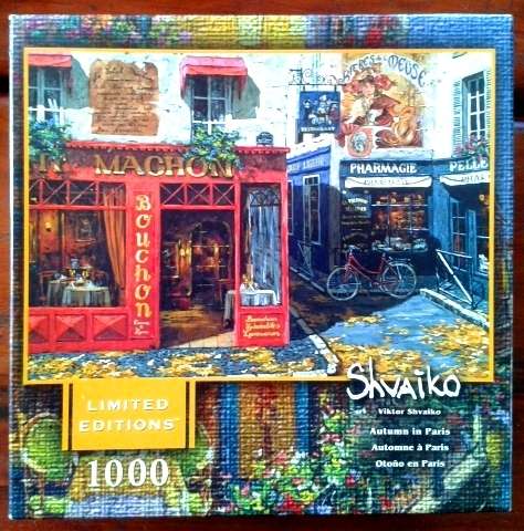 Limited Editions Victor Shvaiko "Autumn in Paris Jigsaw Puzzle (1000 pieces)"