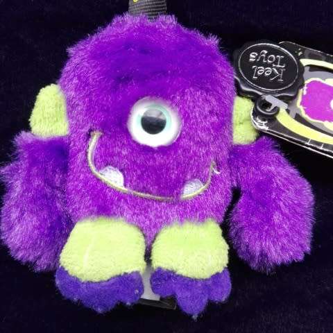 Small Keel-Toys-Monsterous Purple Ape - Keyholder with tags.