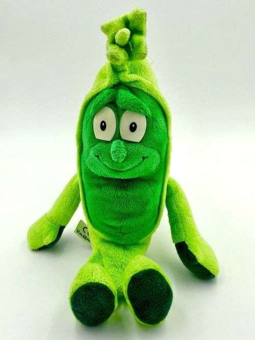 The Goodness Gang.  Peter Pea the Plush Soft Toy.