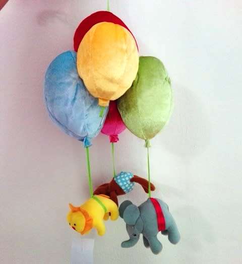 Animal mobile for Baby!  Cute!