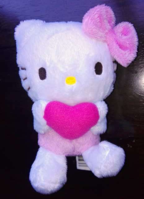 Hello Kitty Sanrio plush toy.  16cm.