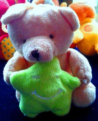Cute little Teddy with green Star!