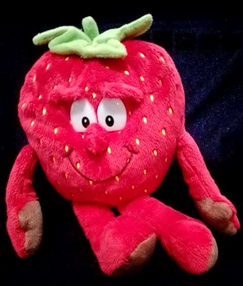 The Goodness Gang.  Sally Strawberry the Plush Soft Toy.