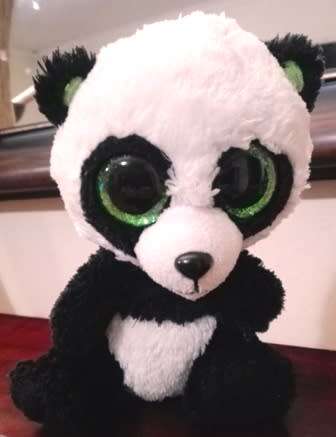 Ty Beanie Boo Buddy Bamboo Panda.  17cm.