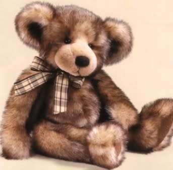 Russ Berrie Cappuccino Bear.  Item No 4312.