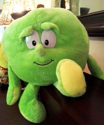 Goodness Gang!  Alex the Apple soft Beanie plush Toy.