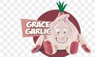 Goodness Gang.  Grace Garlic the Soft Plush Toy.