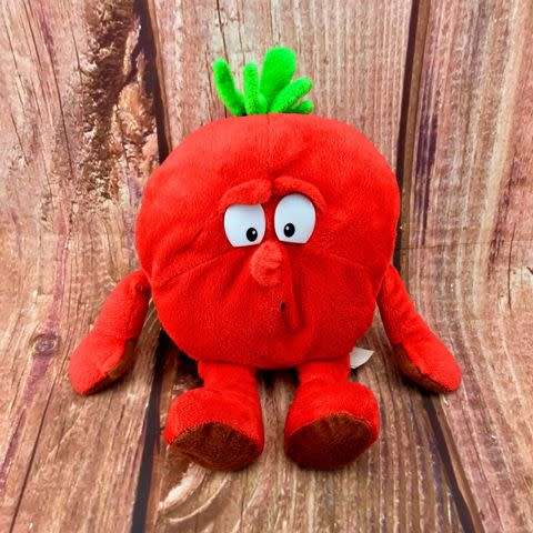 The Goodness Gang SuperFoodz.  Toby Tomato the Plush Soft Toy.