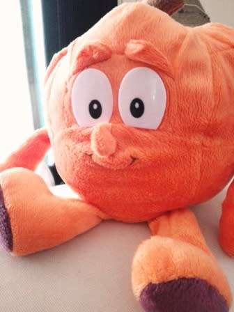 The Goodness Gang SuperFoodz.  Paulie the Pumpkin.  Plush Soft Toy.