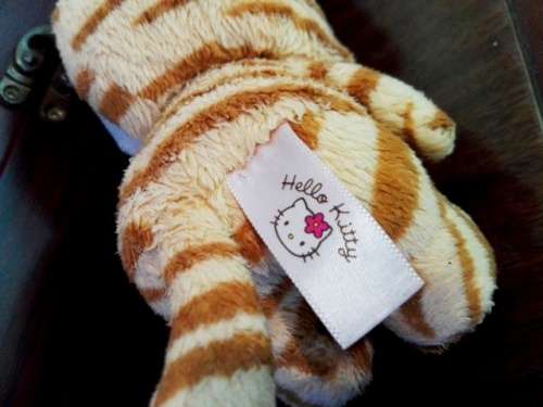 Hello Kitty with Tiger Outfit.  Plush Toy Doll!  17cm.
