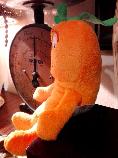 VitaMini - Small Size of The Goodness Gang. Charlie Carrot the Plush Soft Toy.