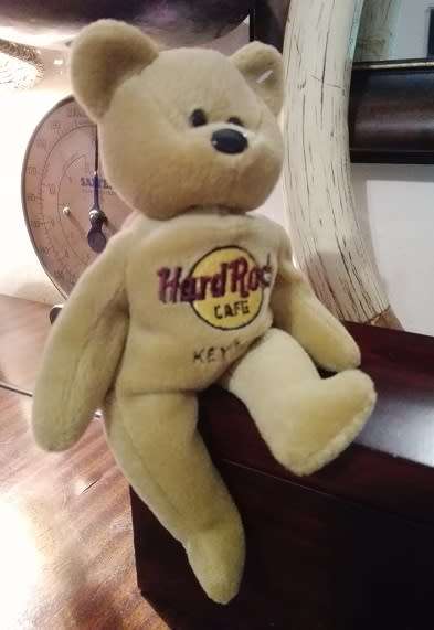 Hard Rock Cafe Key West Isaac. Collectable Beara Beanie Bear 2000.