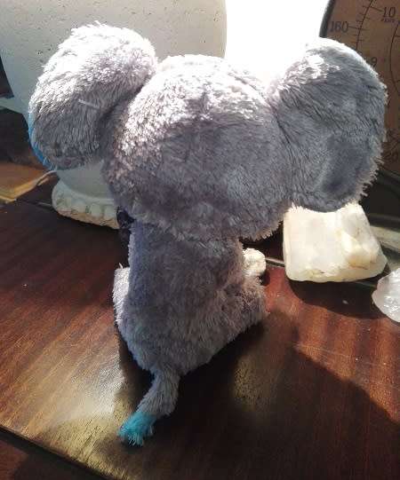 Ty Beanie Boo's Peanut the Elephant.  (Plain blue eye color).