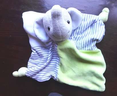 Little Elephant Rattle, Baby Comfort/Toy Blanket.  Sterntaler Toy!