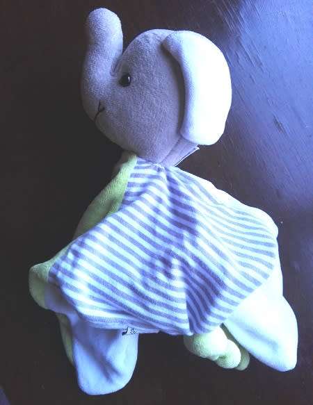 Little Elephant Rattle, Baby Comfort/Toy Blanket.  Sterntaler Toy!