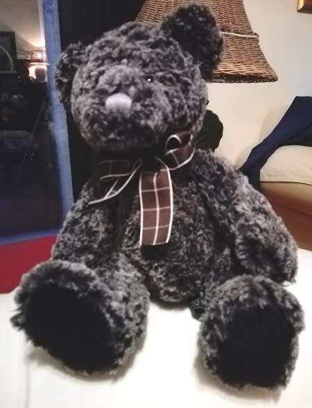 Russ Berrie Item no 34477 - Deegan Bear! Rare Little Bear!