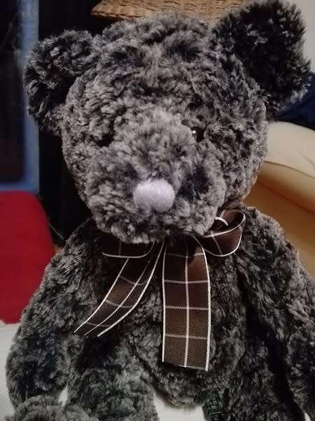 Russ Berrie Item no 34477 - Deegan Bear! Rare Little Bear!