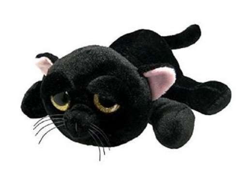 All about Nature - Wild Planet plush Black Cat soft toy.