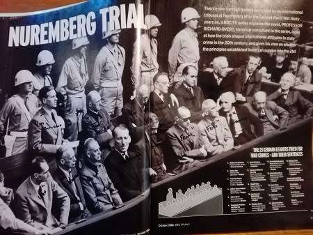 Rare BBC History Magazine Vol 7. No 10. Nazis in the Dock.