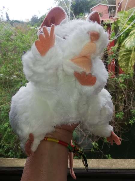 2x White Mice Folkmanis Hand Puppets. Beautiful Crafted Critter Puppets!