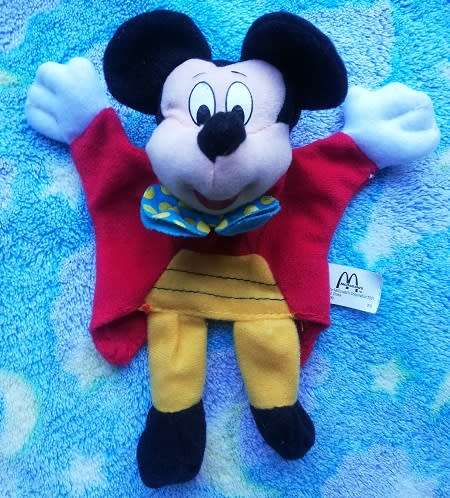 Mickey Mouse hand puppet - Disneyland Paris/McDonalds Circus Character!  2001.