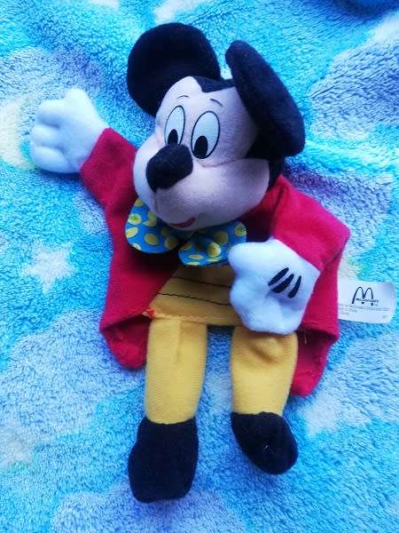 Mickey Mouse hand puppet - Disneyland Paris/McDonalds Circus Character!  2001.