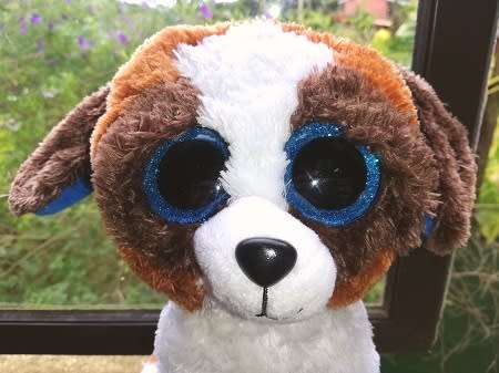 Duke, the big, sparkly eyed. Plush soft toy from TY. 24cm.