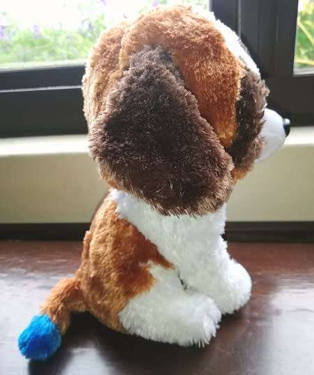 Duke, the big, sparkly eyed. Plush soft toy from TY. 24cm.