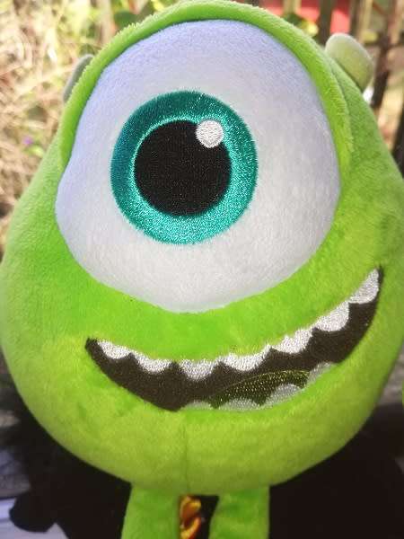 Monsters Inc Mike Wazowski One Eyed Monster. Small Plush Toy.