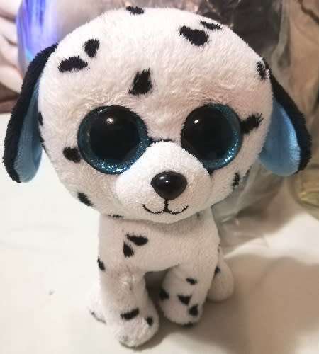 TY Fetch the Dalmation.  Beanie Boo Plush Soft Toy.  17cm.