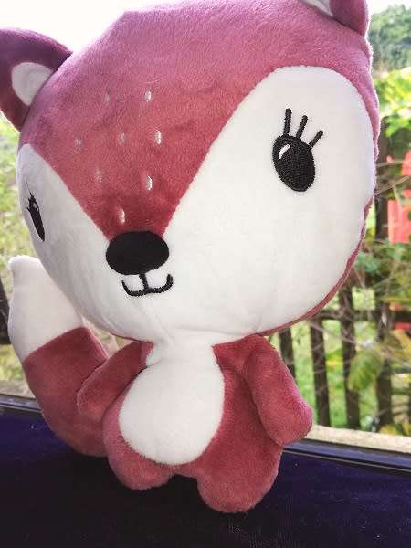 H&M Home (Hennes & Mauritz). Big Head Comforter Soft Fox Plush Toy!  25cm.