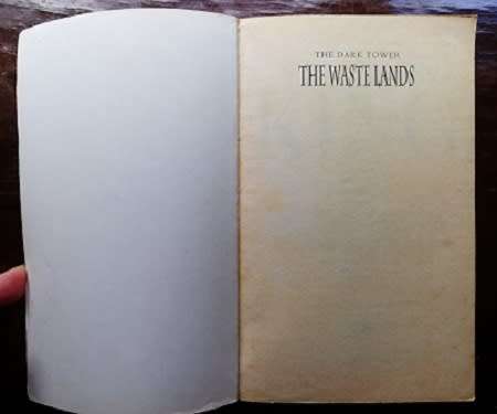 The Dark Tower. The Waste Lands. Stephen King. Paperback.
