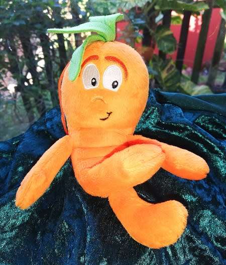 The Goodness Gang Mini Carrot.  Plush Soft Toy.  13cm.