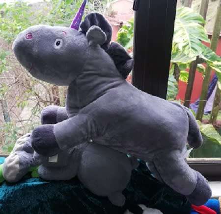 Pearl, Baby's First Unicorn.  Beautiful, Plush Soft Toy!  60cm.