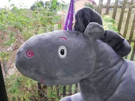 Pearl, Baby's First Unicorn.  Beautiful, Plush Soft Toy!  60cm.