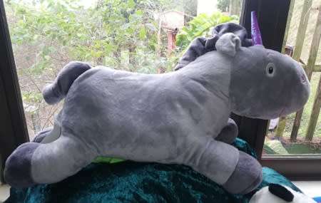 Pearl, Baby's First Unicorn.  Beautiful, Plush Soft Toy!  60cm.