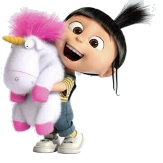 Agnes's Favourite, "Fluffy" Unicorn Pony Toy from "Despicable Me" Movie.