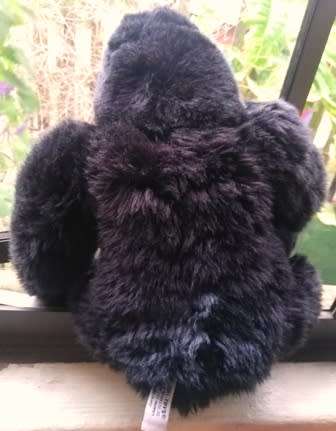 Beautiful Cuddly Gorilla Mom and Baby!  Uni-Toys Germany Plush Toy.  33cm.