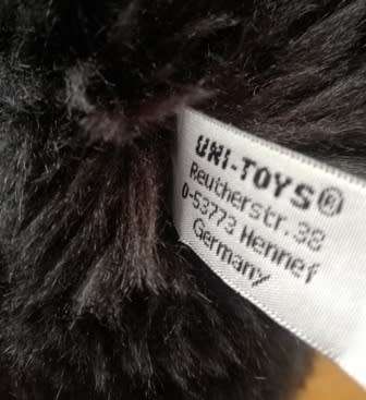 Beautiful Cuddly Gorilla Mom and Baby!  Uni-Toys Germany Plush Toy.  33cm.