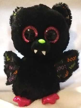 TY Dart the Funky Bat! A Beanie Boo Plush Soft Toy.  18cm.