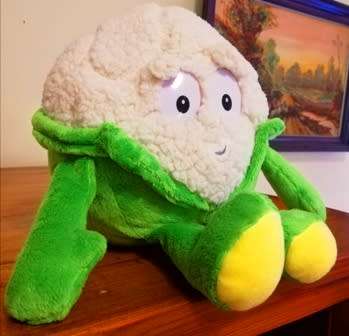 RARE Connor the Cauliflower. Goodness Gang Body Squad Soft Toy. 28cm.