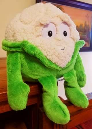 RARE Connor the Cauliflower. Goodness Gang Body Squad Soft Toy. 28cm.