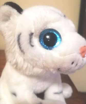 High Quality Siberian White Tiger Cub. Plush Super Soft Toy! 20cm.